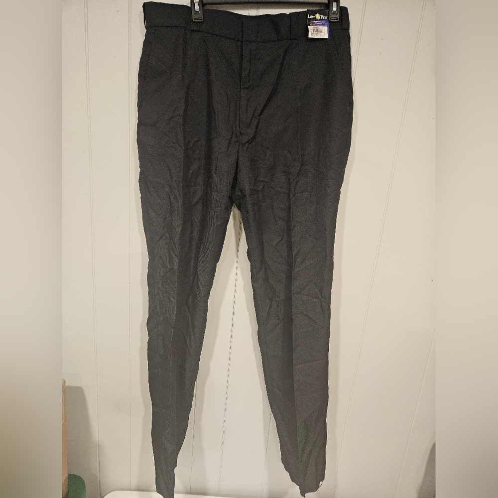NWT LawPro by Quartermaster MenS Uniform Pants Midnight Navy Blue Sz 40 UNHEMMED
